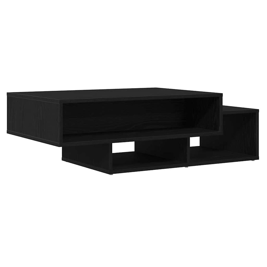 Salontafel 105x55x32 cm bewerkt hout zwart eikenkleur