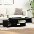 Coffee table 105x55x32 cm engineered wood black oak color