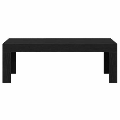 Salontafel Zwart Eiken 102 x 50 x 35 cm Bewerkt hout