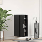 Shoe cabinet 32x35x70 cm chipboard black oak-colored