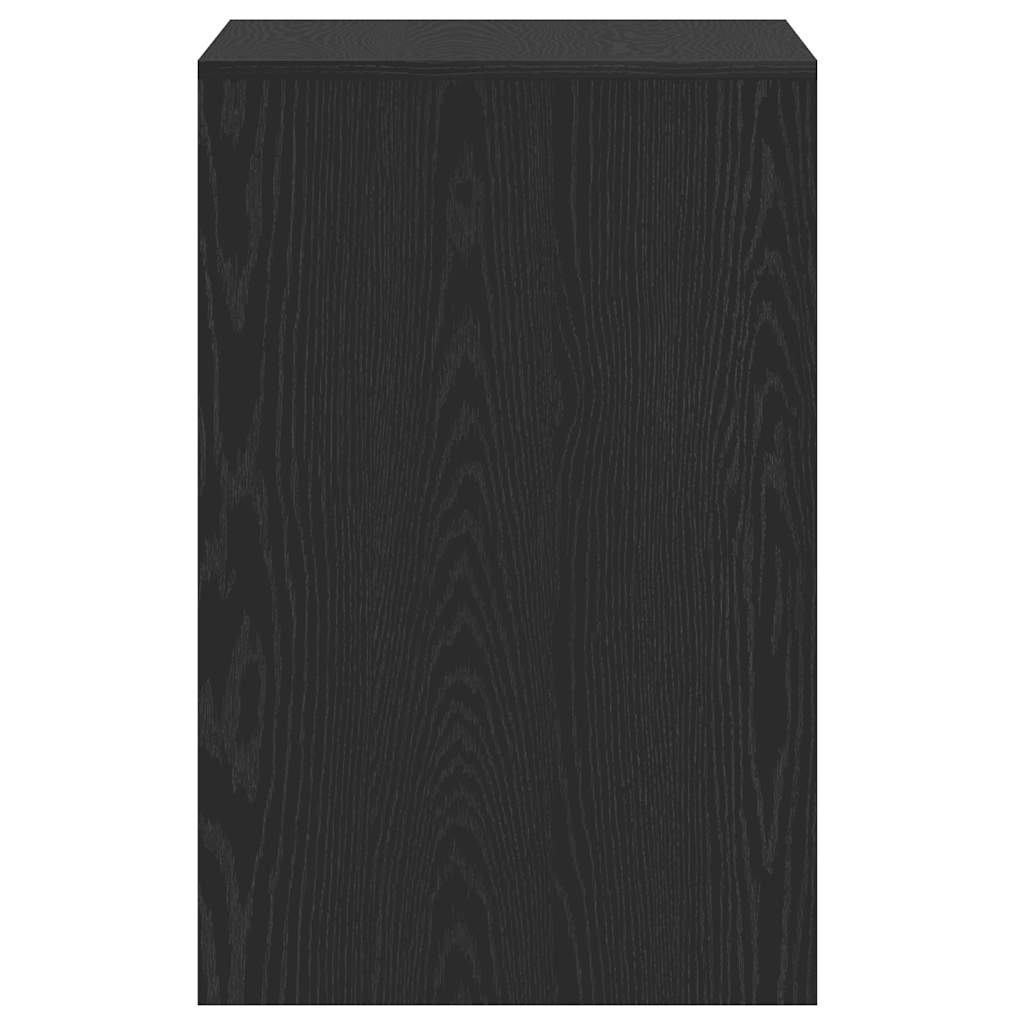 Bureau 101x50x76,5 cm spaanplaat zwart eikenkleurig