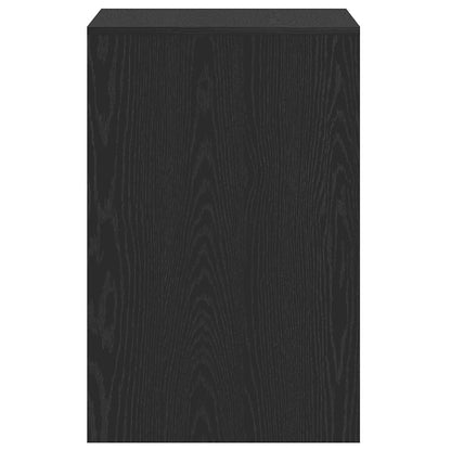 Bureau 101x50x76,5 cm spaanplaat zwart eikenkleurig