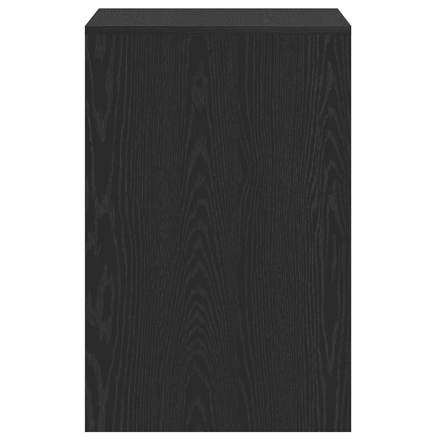 Bureau 101x50x76,5 cm spaanplaat zwart eikenkleurig