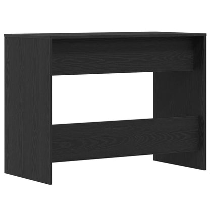 Bureau 101x50x76,5 cm spaanplaat zwart eikenkleurig