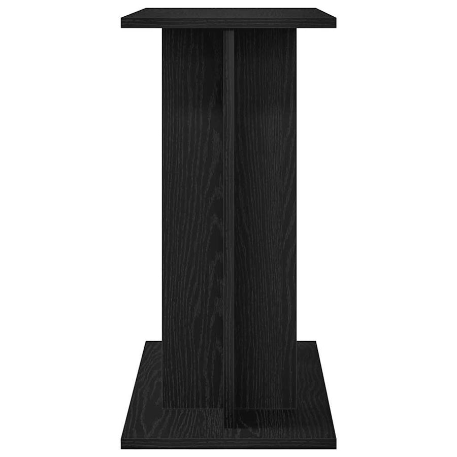 Aquariumstandaard 60x30x60 cm spaanplaat zwart eikenkleurig