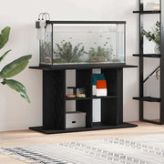 Aquariumstandaard 100x40x60 cm zwart eiken bewerkt hout