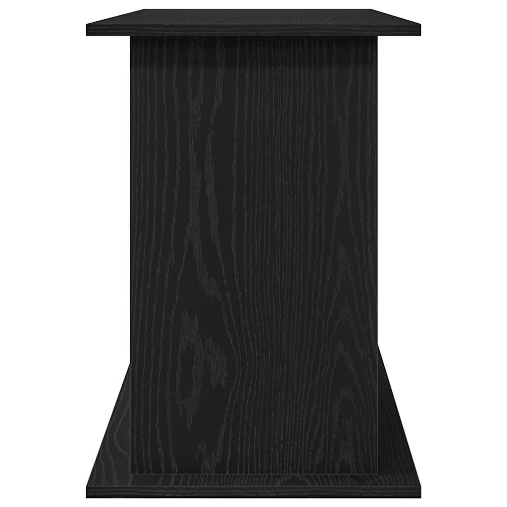 Aquariumstandaard Zwart Eiken 101x41x58 cm Bewerkt Hout