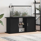 Aquarium Stand 121x41x58 cm Chipboard Black Oak