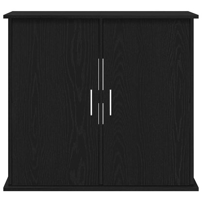 Aquariumstandaard 81x36x73 cm spaanplaat zwart eikenkleurig