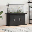 Aquariumstandaard 101x41x58 cm zwart eiken bewerkt hout