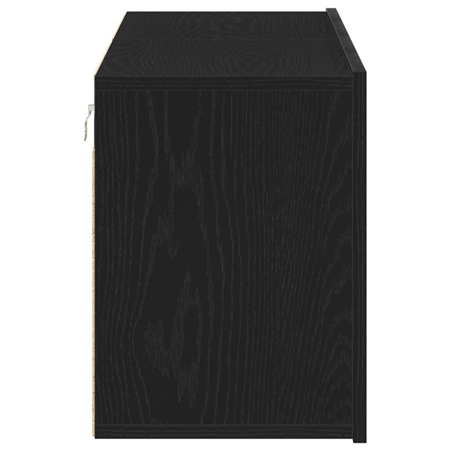 Tv-meubels 2 st 120x30x41 cm bewerkt hout zwart eikenkleurig