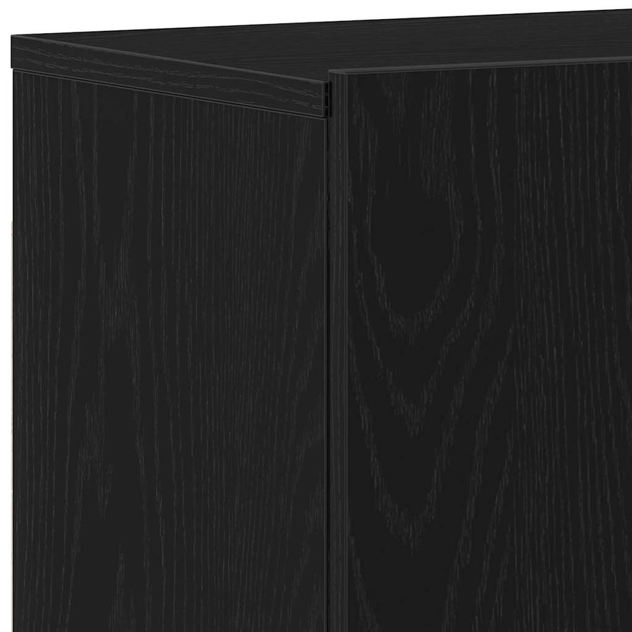 Tv-meubels 2 st 120x30x41 cm bewerkt hout zwart eikenkleurig