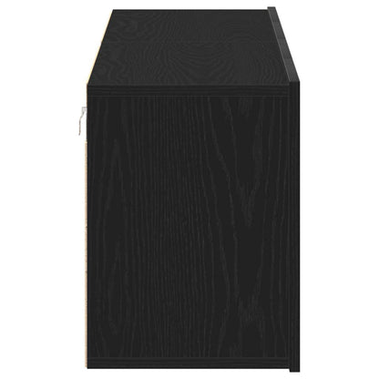 Tv-meubels 2 st 160x30x41 cm bewerkt hout zwart eikenkleurig