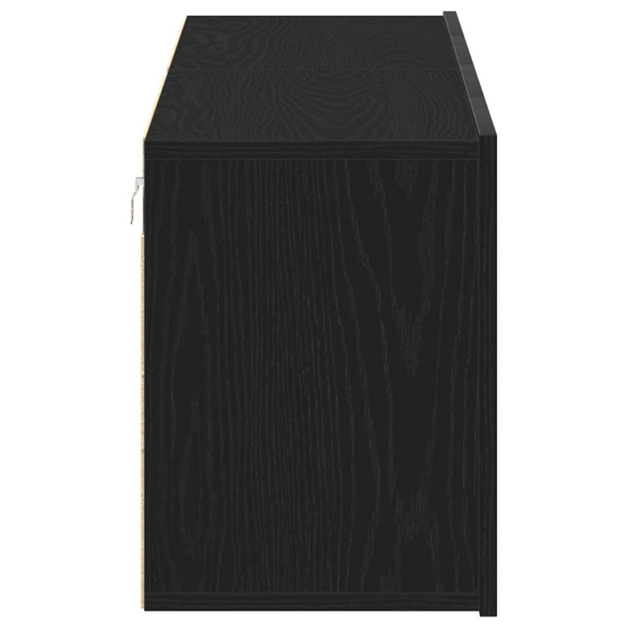 Tv-meubels 2 st 160x30x41 cm bewerkt hout zwart eikenkleurig