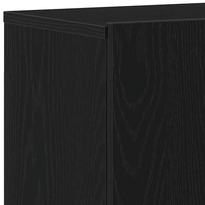 Tv-meubels 2 st 160x30x41 cm bewerkt hout zwart eikenkleurig