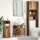 Vanity unit 60x30x60 cm chipboard old wood