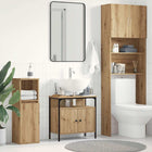 Vanity cabinet 60x30x60 cm chipboard craft oak