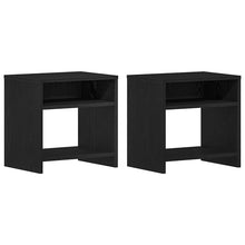 Nachtkastjes 2 st 40x30x40 cm spaanplaat zwart eikenkleurig