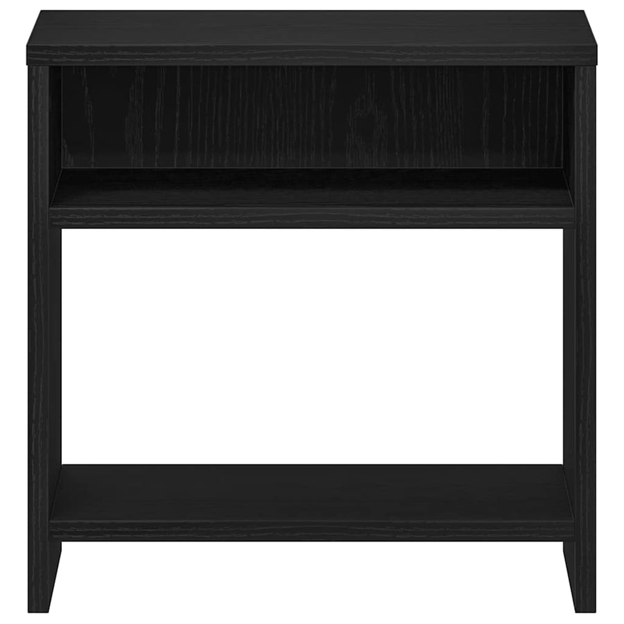 Nachtkastjes 2 st 40x30x40 cm spaanplaat zwart eikenkleurig