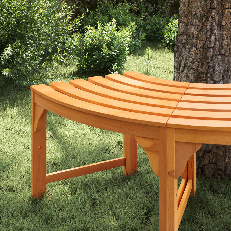 Boom bank Naturel 160 x 80 x 45cm Massief Eucalyptus Hout