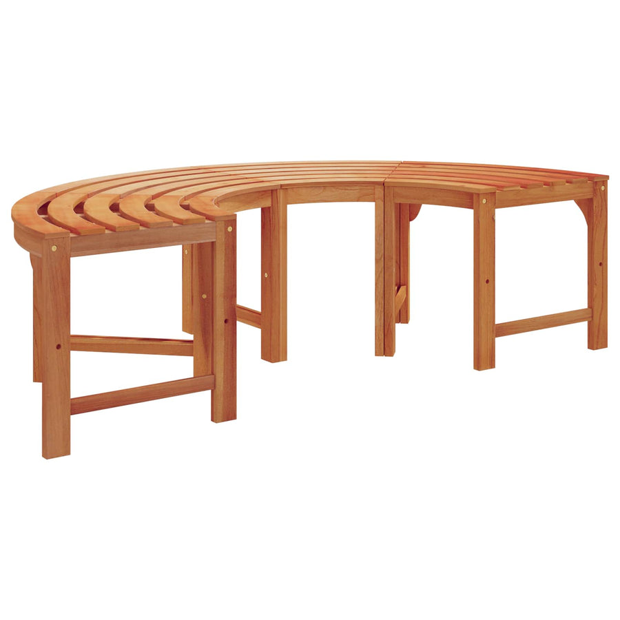 Boom bank Naturel 160 x 80 x 45cm Massief Eucalyptus Hout