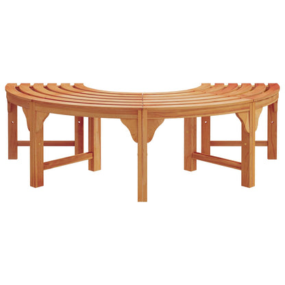 Boom bank Naturel 160 x 80 x 45cm Massief Eucalyptus Hout