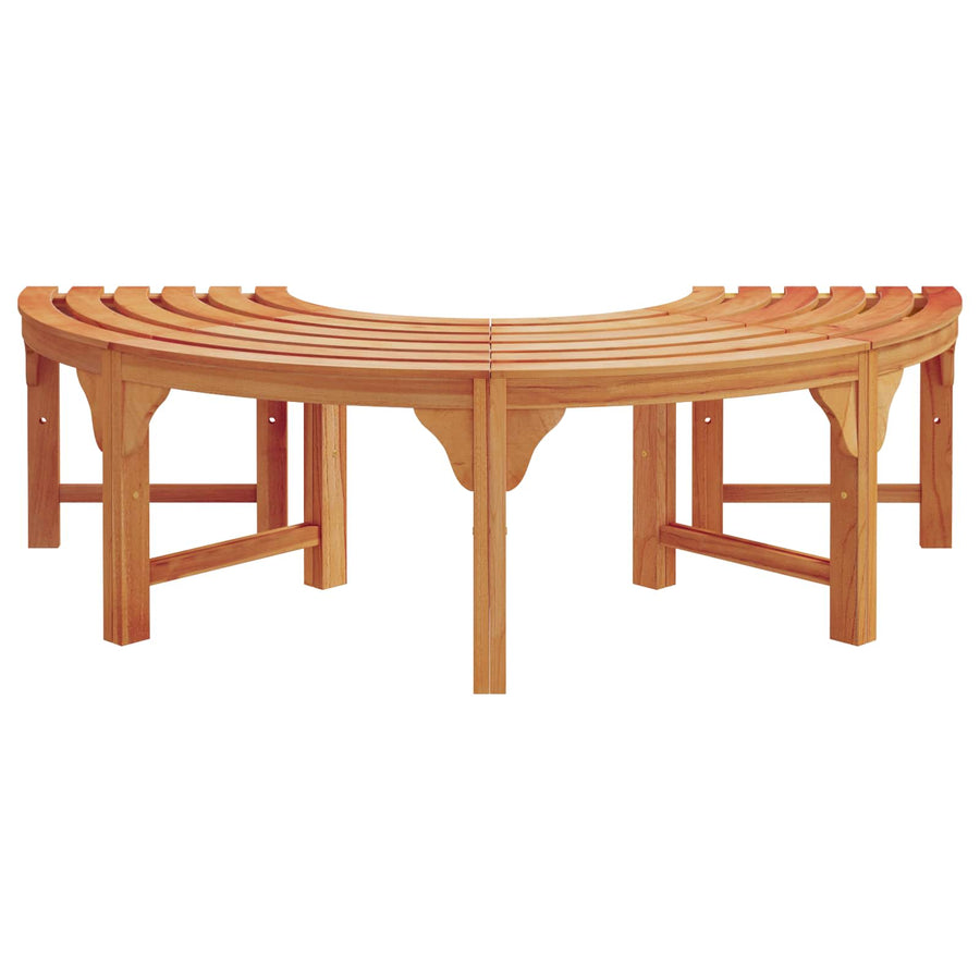 Boom bank Naturel 160 x 80 x 45cm Massief Eucalyptus Hout