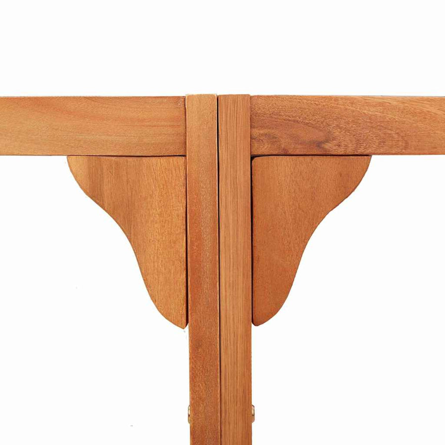 Boom bank Naturel 160 x 80 x 45cm Massief Eucalyptus Hout