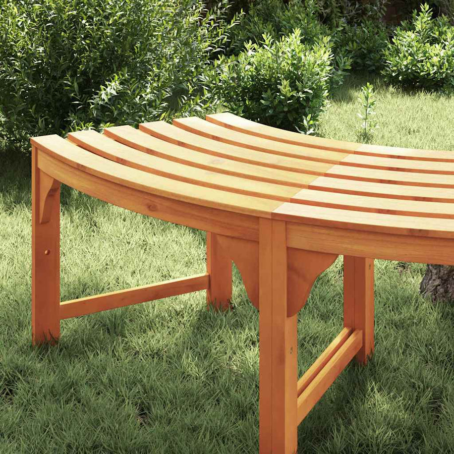 Boom bank Naturel 160 x 80 x 45cm Massief Eucalyptus Hout