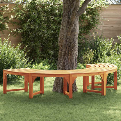 Boom bank Naturel 160 x 80 x 45cm Massief Eucalyptus Hout