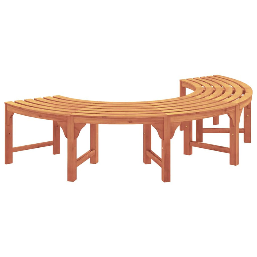 Boom bank Naturel 160 x 80 x 45cm Massief Eucalyptus Hout