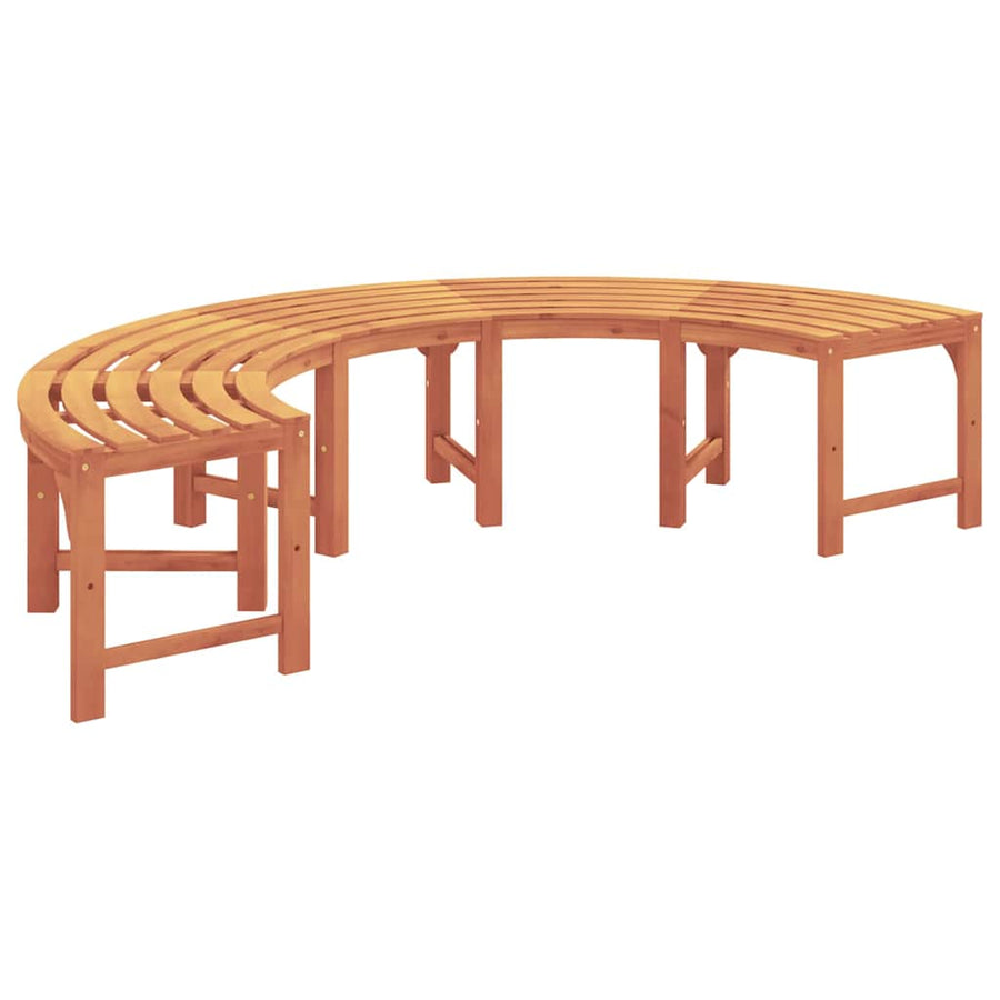 Boom bank Naturel 160 x 80 x 45cm Massief Eucalyptus Hout