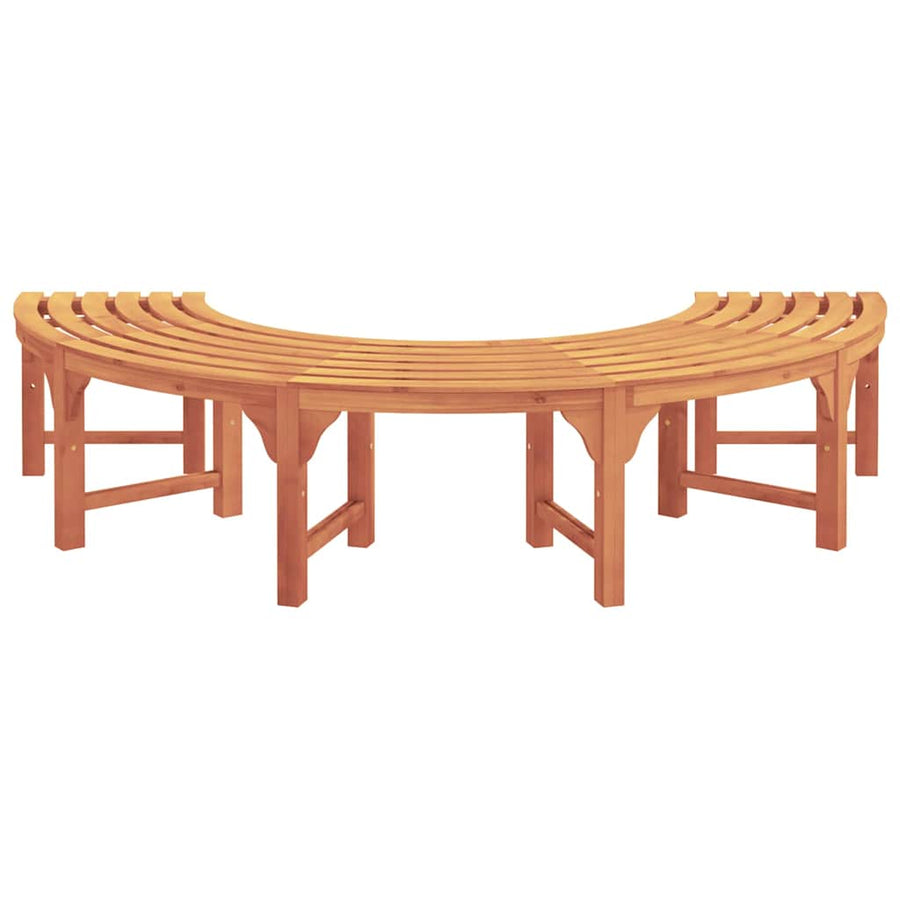 Boom bank Naturel 160 x 80 x 45cm Massief Eucalyptus Hout