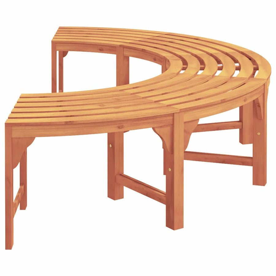 Boom bank Naturel 160 x 80 x 45cm Massief Eucalyptus Hout