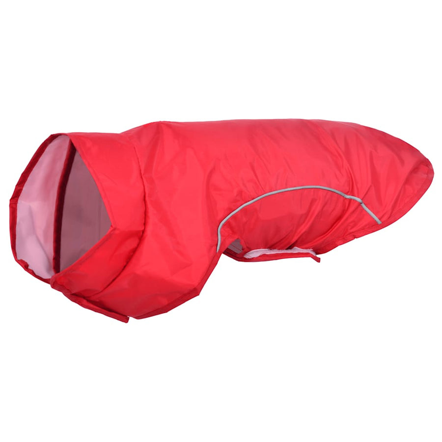 Hondenregenjas Met Reflecterende Strips Polyester xxs Rood