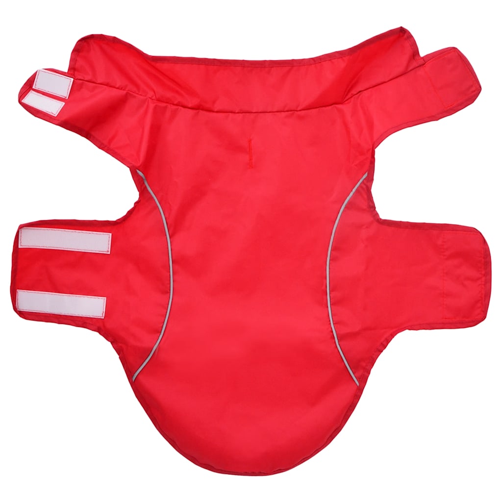 Hondenregenjas Met Reflecterende Strips Polyester xxs Rood