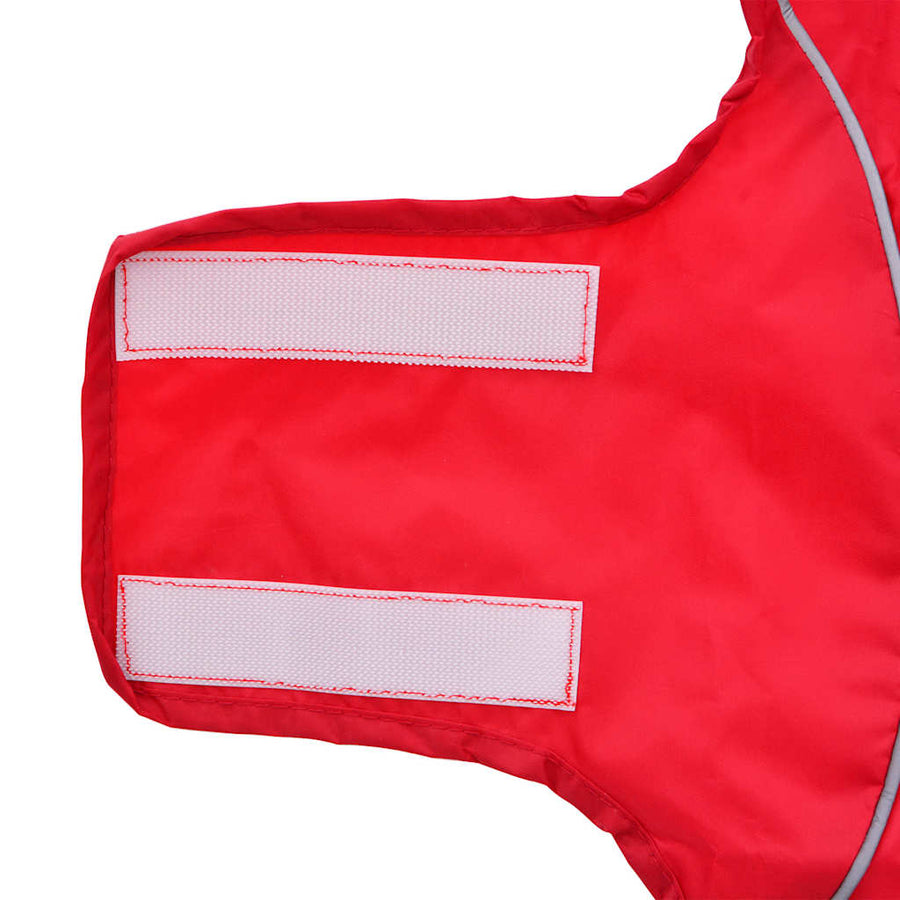 Hondenregenjas Met Reflecterende Strips Polyester xxs Rood