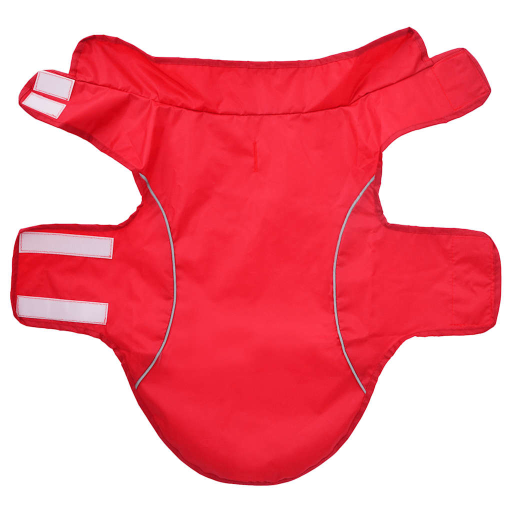 Hondenregenjas Met Reflecterende Strips Polyester xs Rood