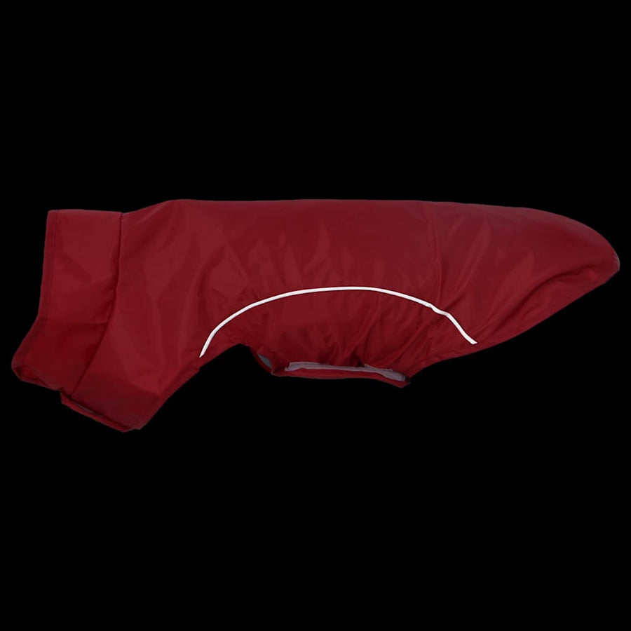Hondenregenja Met Reflecterende Trip Polyeter s Rood