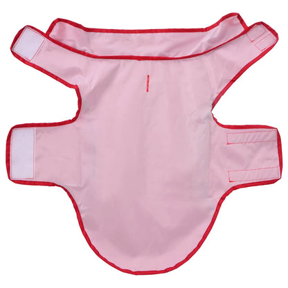 Hondenregenjas Et Reflecterende Strips Polyester m Rood