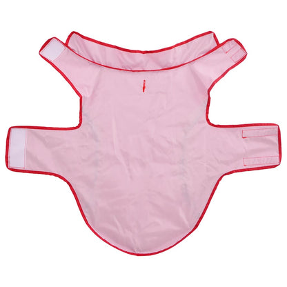 Vidax Hondenregenjas Met Refecterende Strips Poyester l Rood