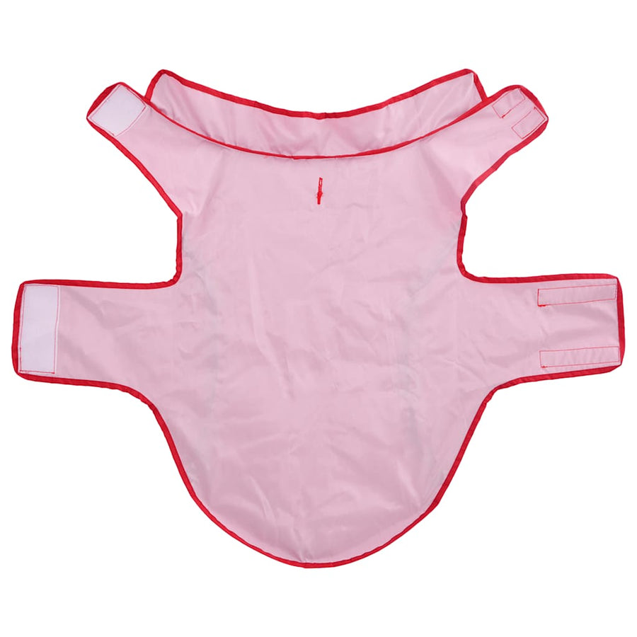 Hondenregenjas met reflecterende strepen Polyester Rood XL
