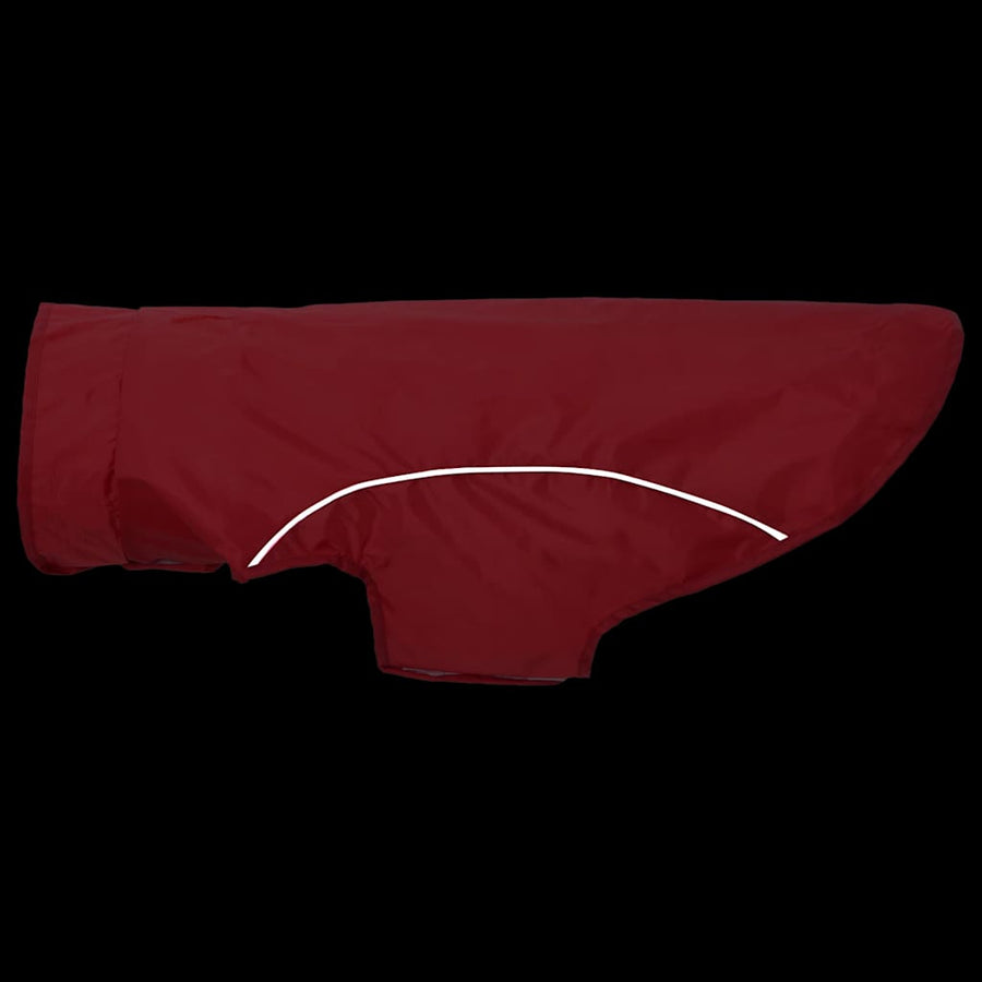 Hondenregenjas met reflecterende strepen Polyester Rood XL