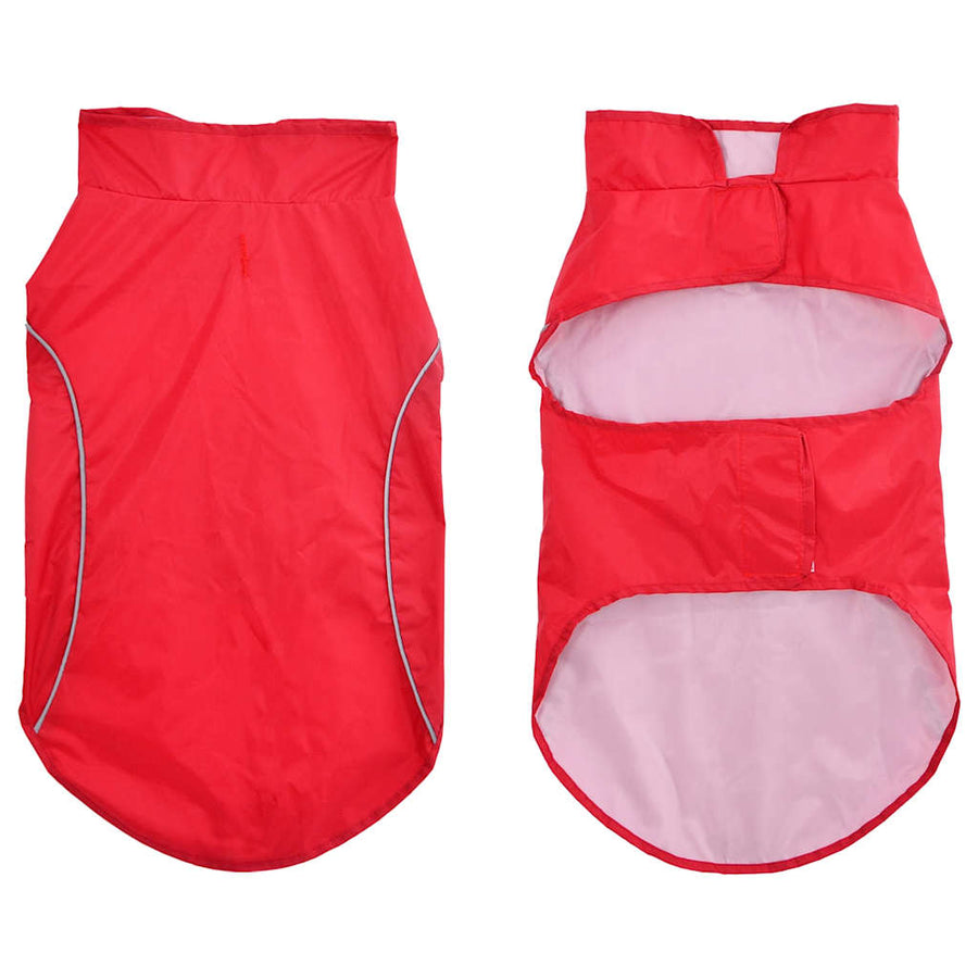 Hondenregenjas Met Reflecterende Strips Polyester 2xl Rood
