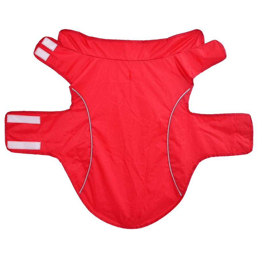 Hondenregenjas Met Reflecterende Strips Polyester 2xl Rood