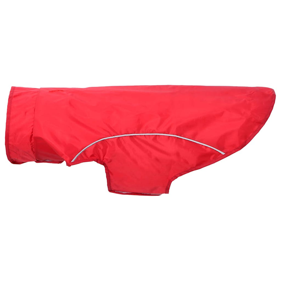 Hondenregenjas Met Reflecterende Strips Polyester 2xl Rood