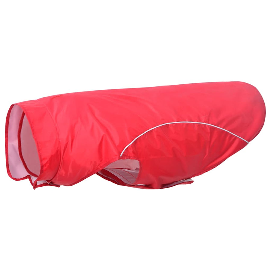Hondenregenjas Met Reflecterende Strips Polyester 3xl Rood