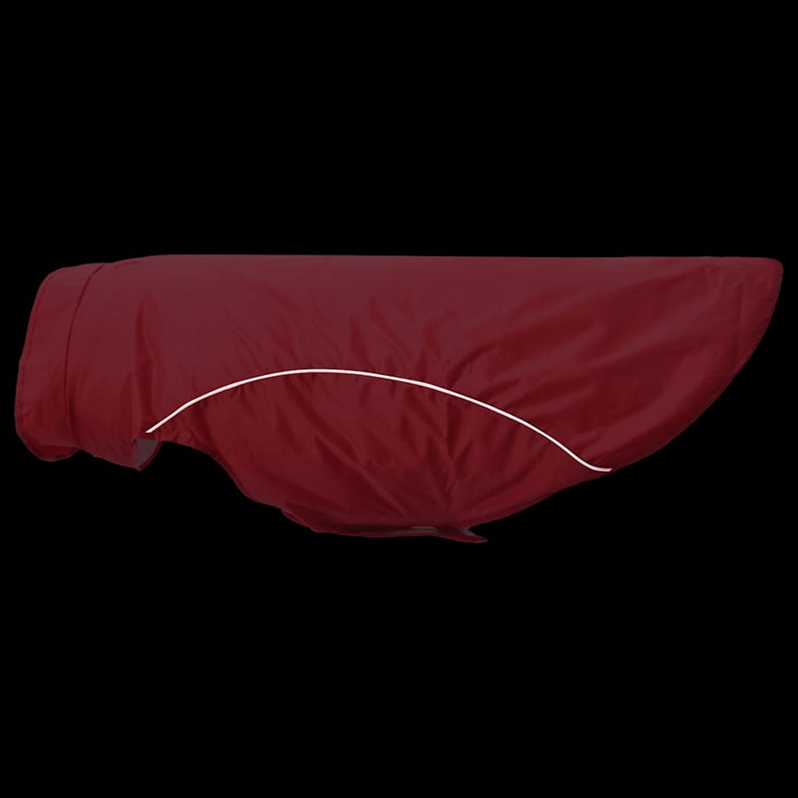Hondenregenjas Met Reflecterende Strips Polyester 4xl Rood