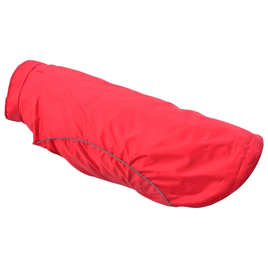 Hondenregenjas Met Reflecterende Strips Polyester 4xl Rood