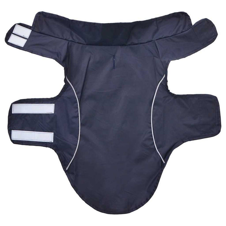 Hondenregenjas Met Reflecterende Strips Polyester Blauw xxs Marineblauw